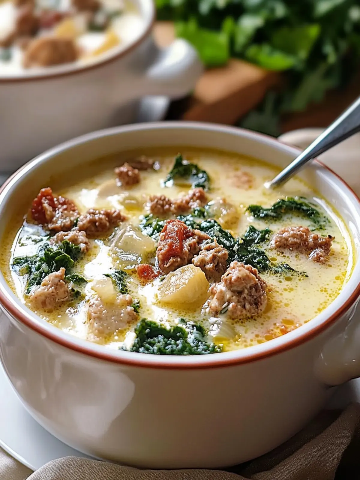 Hearty Olive Garden Zuppa Toscana Soup You Can Make at Home 3 olive Garden Zuppa Toscana Soup