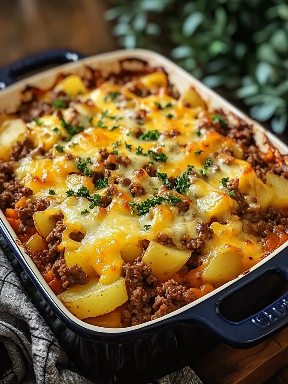 Cheesy Ground Beef and Potato Casserole That Warms Hearts 3 Cheesy Ground Beef and Potato Casserole