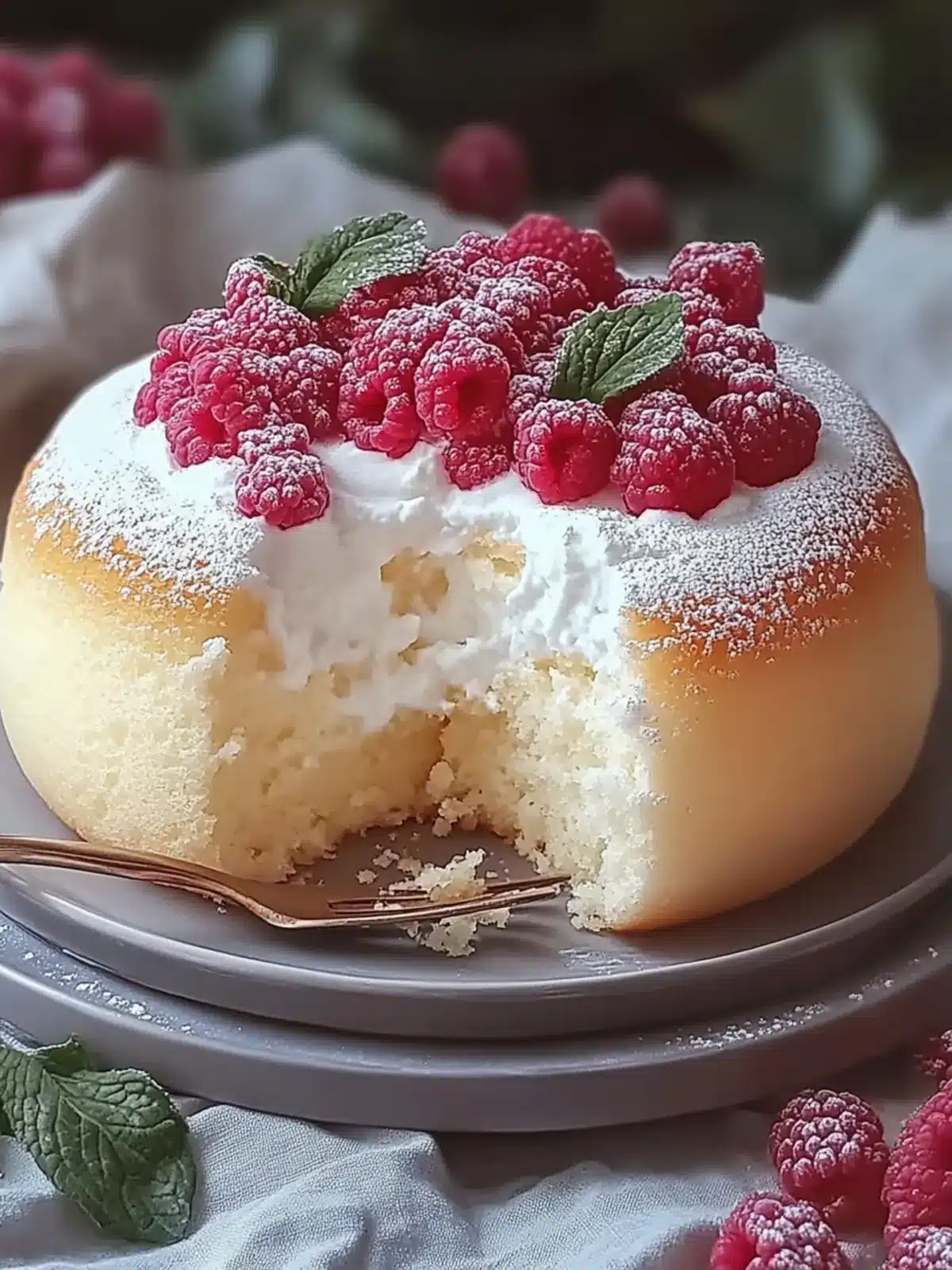 Fluffy Cloud Cake with Yogurt for a Delightful Treat