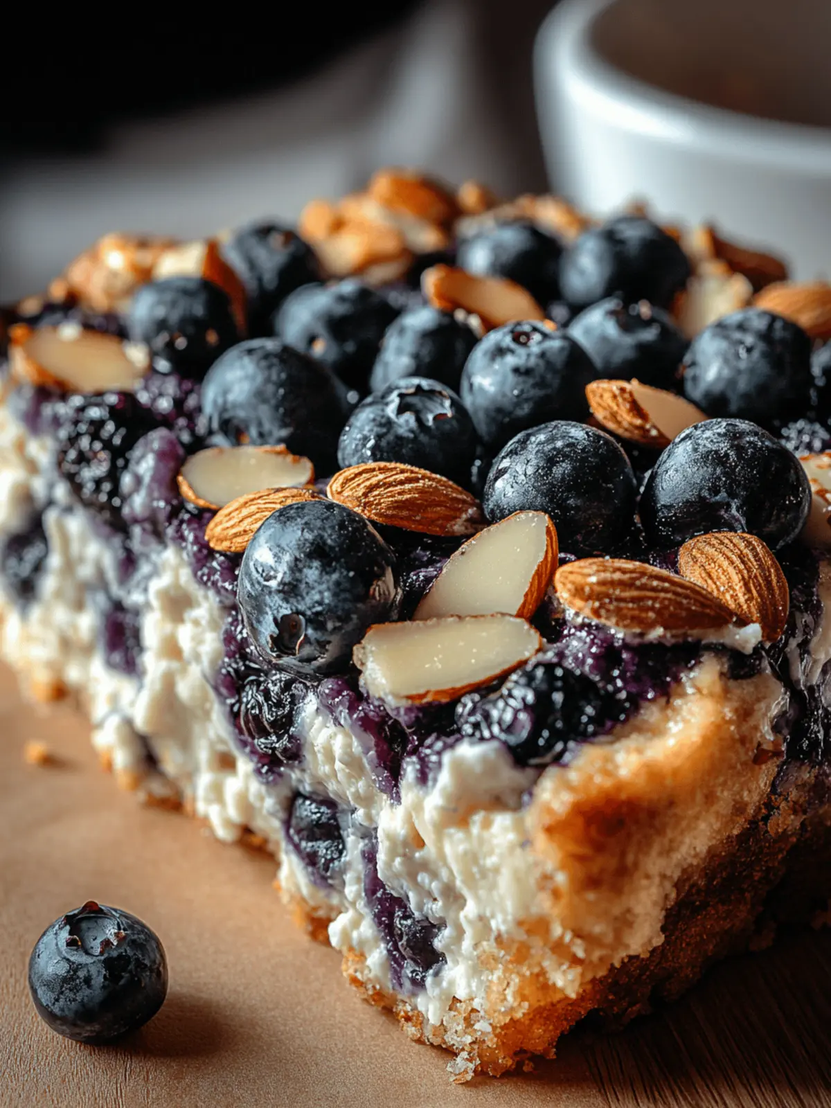 Blueberry Almond Cottage Cheese Breakfast Bake for Energizing Mornings 2 Blueberry Almond Cottage Cheese Breakfast Bake.