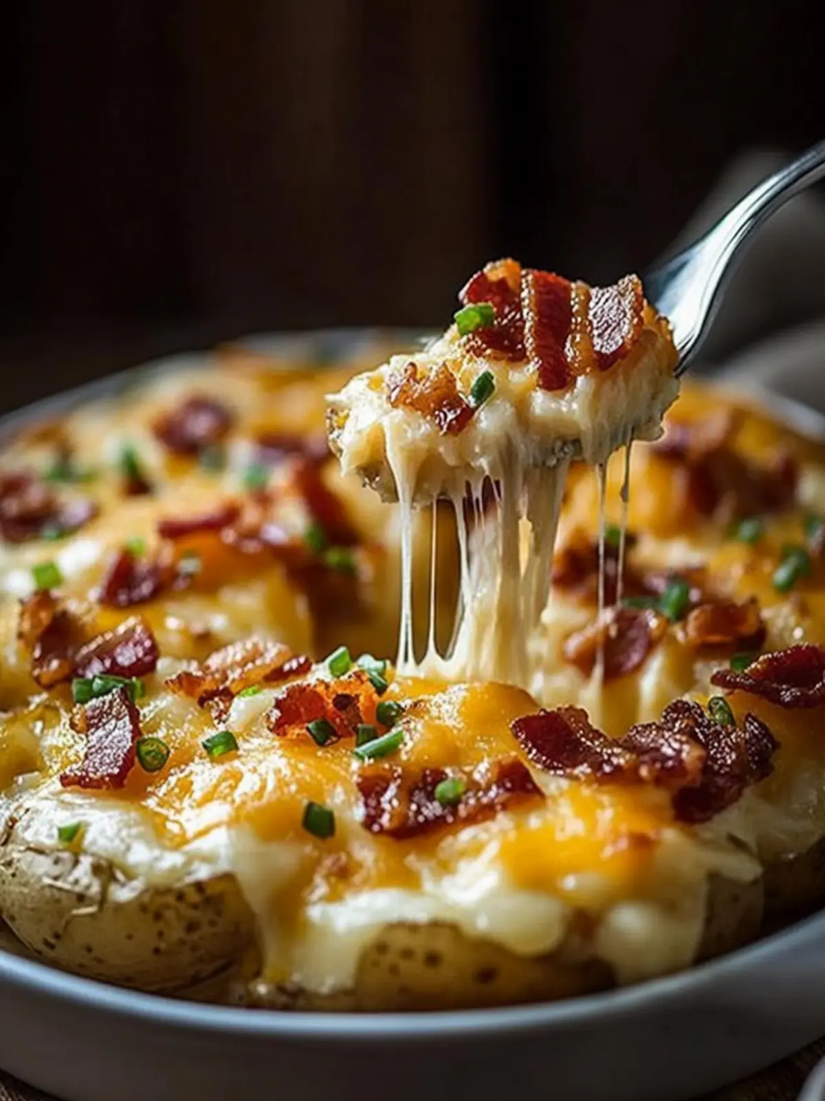 Creamy Cheddar and Bacon Mississippi Mud Potatoes to Savor 2 Creamy Cheddar and Bacon Mississippi Mud Potatoes