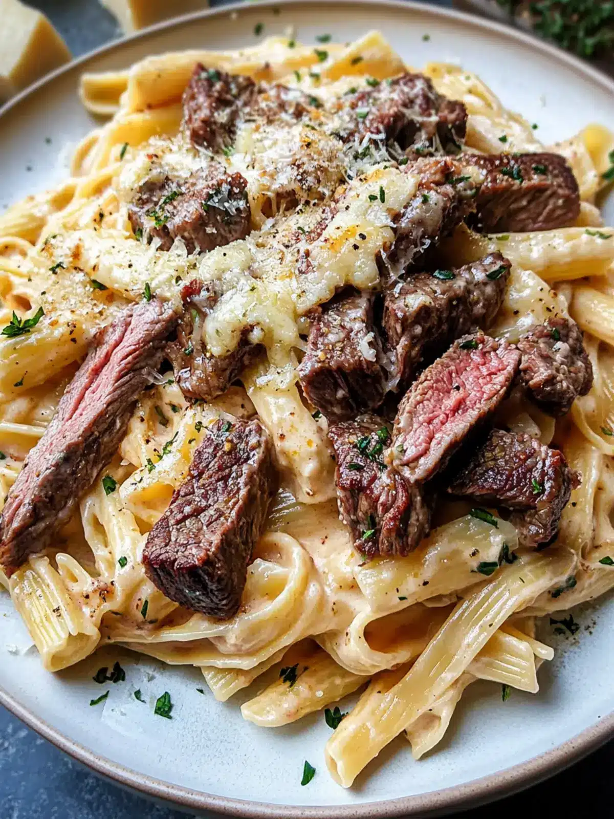 Creamy Steak Pasta