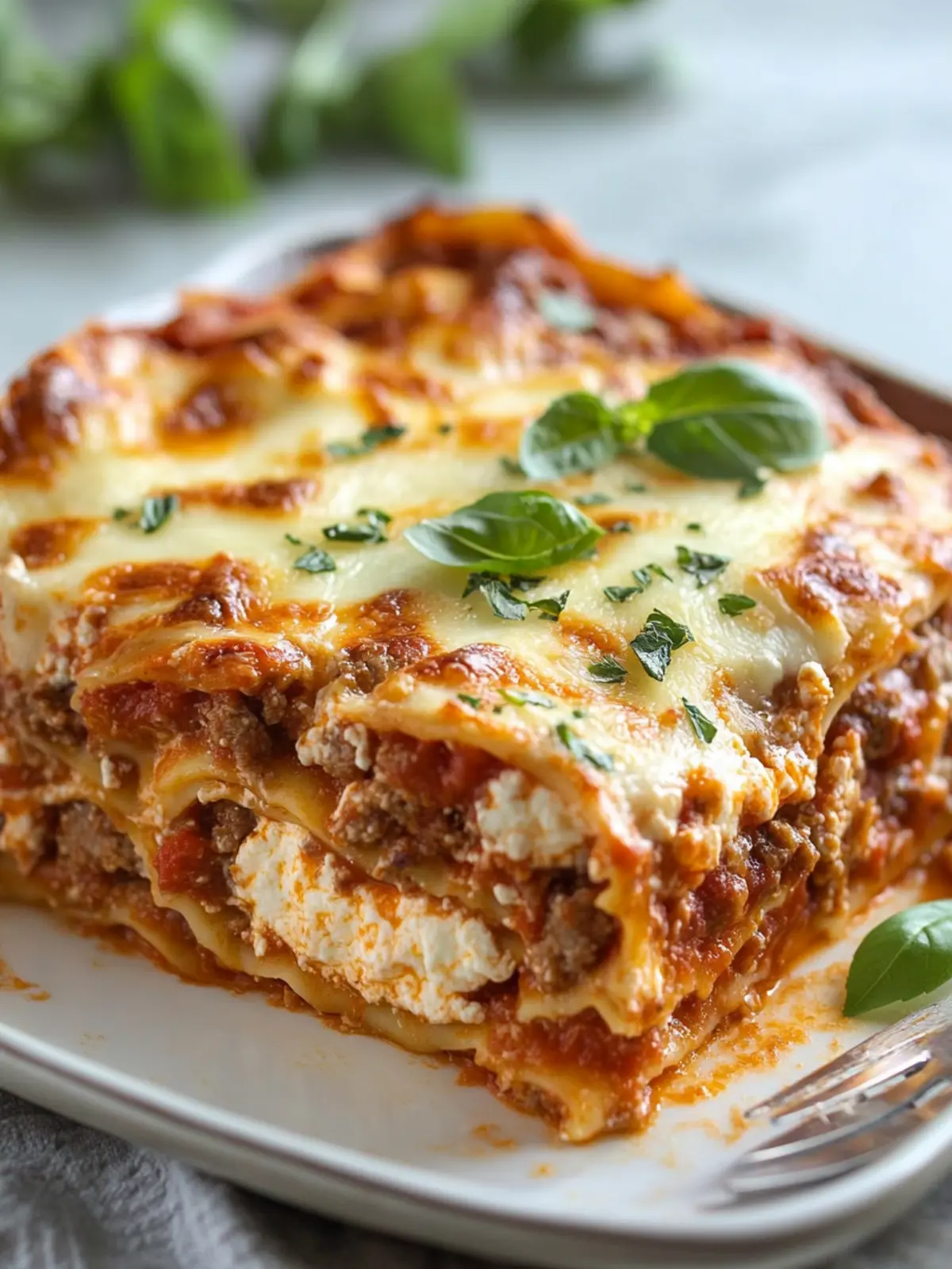 Creamy Dump-and-Bake 'Fakeout' Sausage Ricotta Lasagna