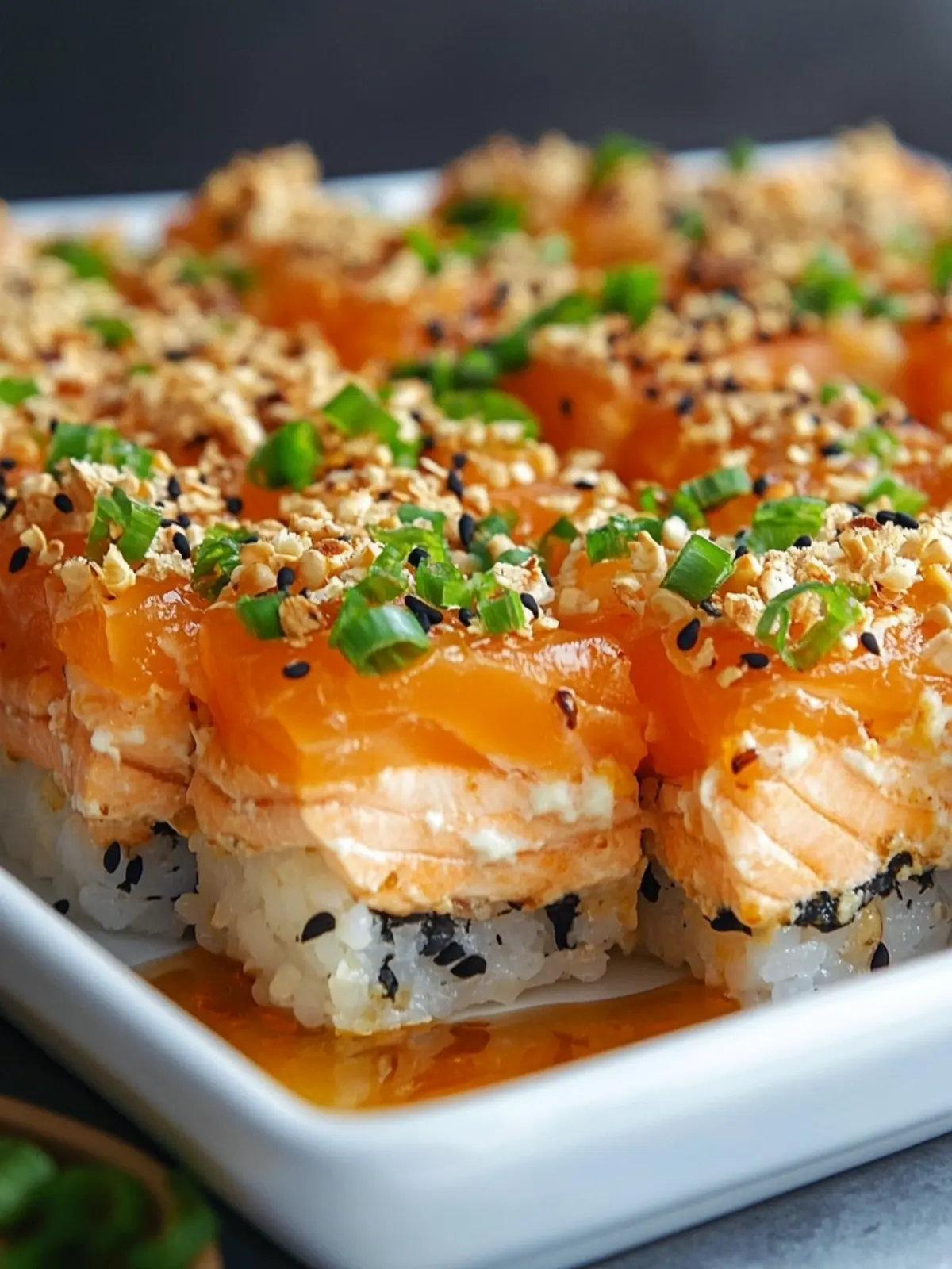 Savory Salmon Sushi Bake You'll Want to Make Tonight 2 Salmon Sushi Bake