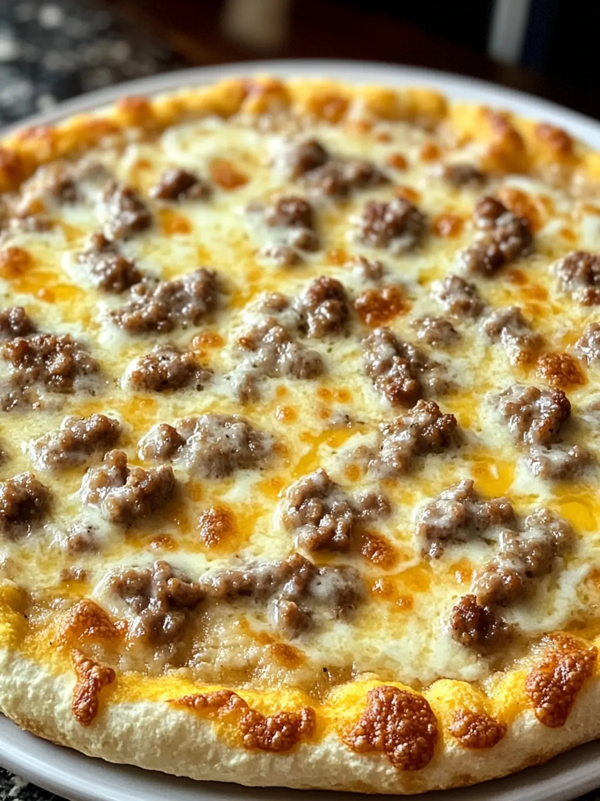 Satisfy Mornings with Biscuits and Sausage Gravy Breakfast Pizza 3 Biscuits and Sausage Gravy Breakfast Pizza