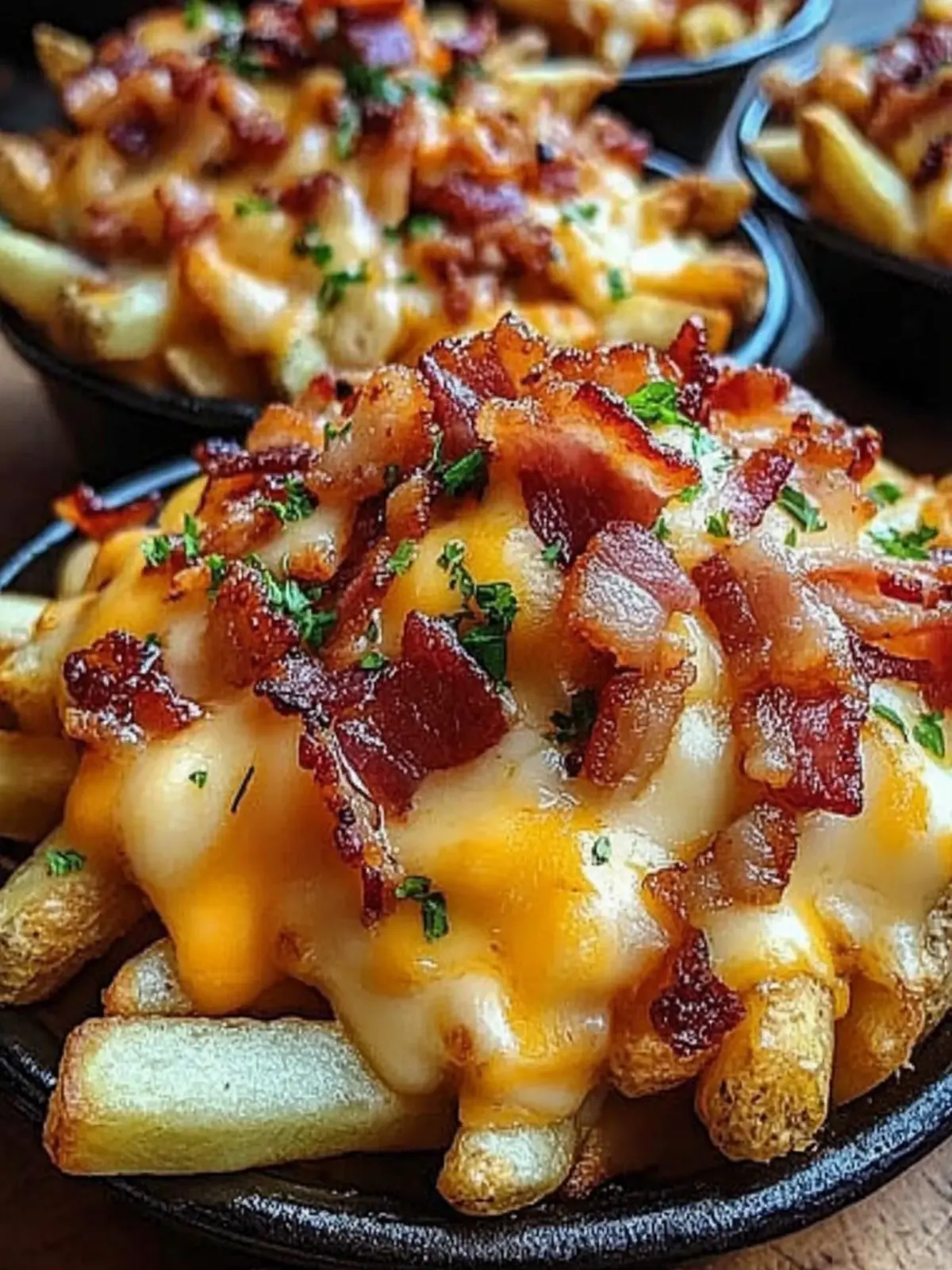 Loaded Bacon Cheese Fries: Irresistibly Cheesy Comfort Food 3 Loaded Bacon Cheese Fries