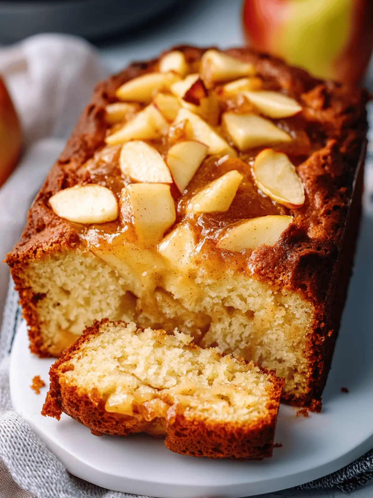 Apple Cinnamon Cake with Caramelized Topping
