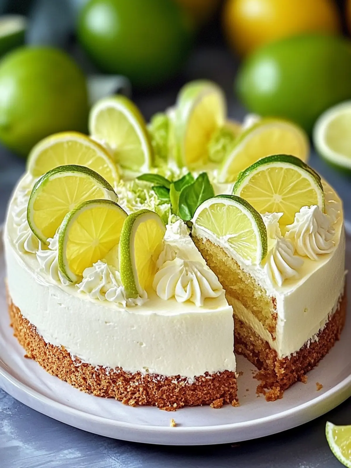 Zesty Lemon & Lime Cream Cake: A Refreshing Delight 2 Cream Cake with Zesty Lemon & Lime
