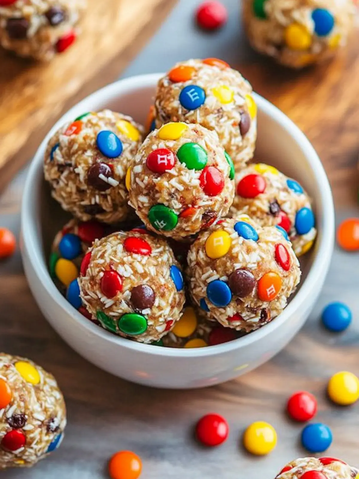 No Bake M&M Energy Balls for a Quick, Sweet Snack Fix 4 No Bake M&M Energy Balls