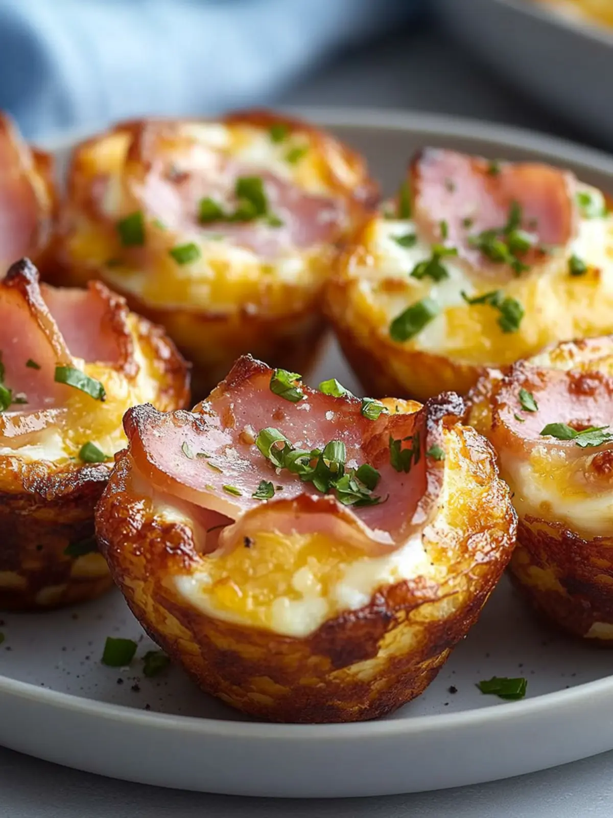 Mini Ham and Cheese Breakfast Cups