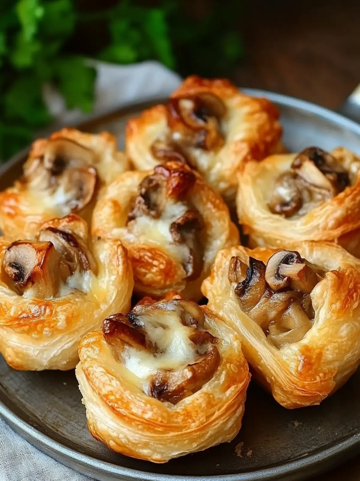 Irresistible Mushroom Cheese Puff Bites for Your Next Party 3 Mushroom Cheese Puff Bites