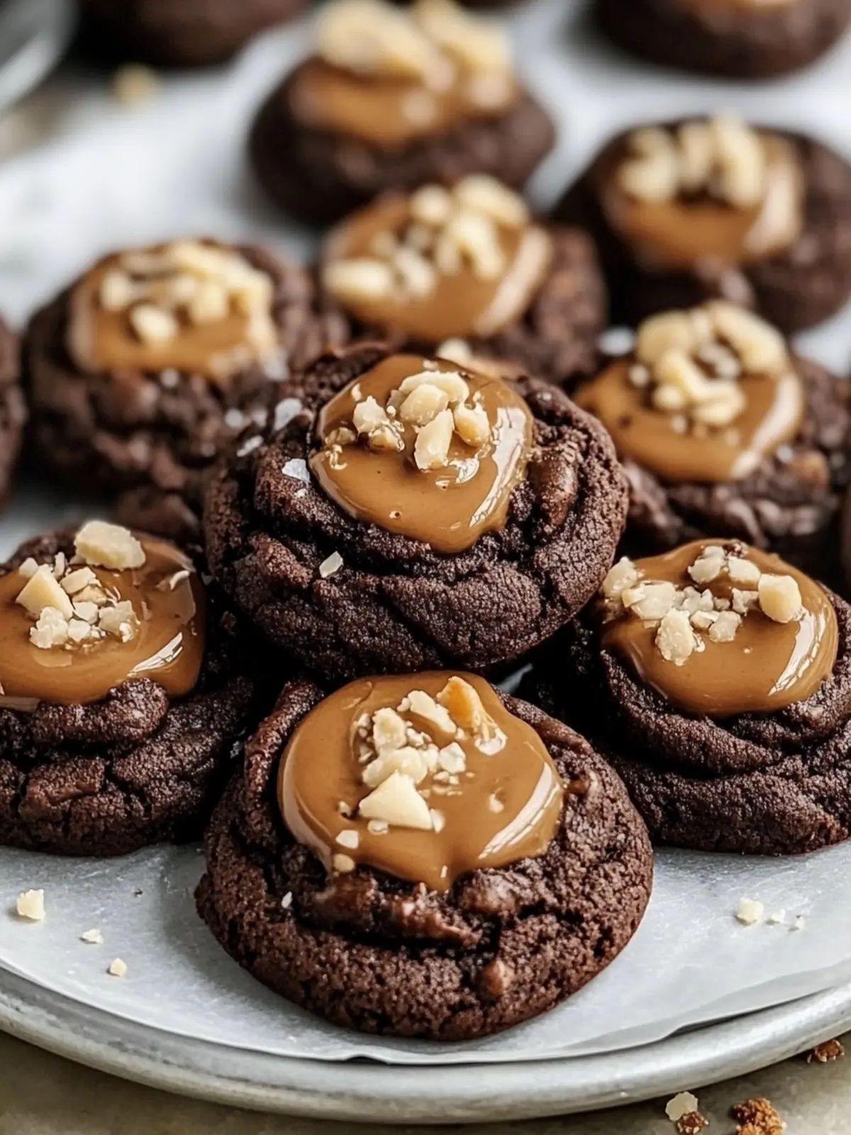 Buckeye Brownie Cookies