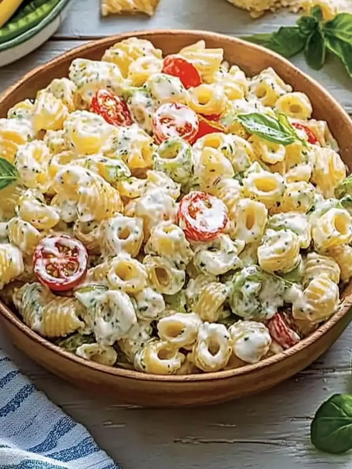 Creamy Ranch Pasta Salad That's Perfect for Summer Gatherings 4 Creamy Ranch Pasta Salad