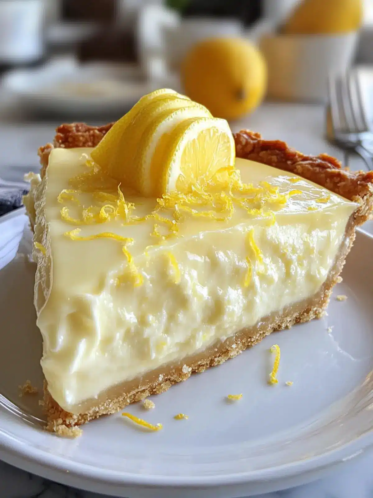 Condensed Milk Lemon Pie
