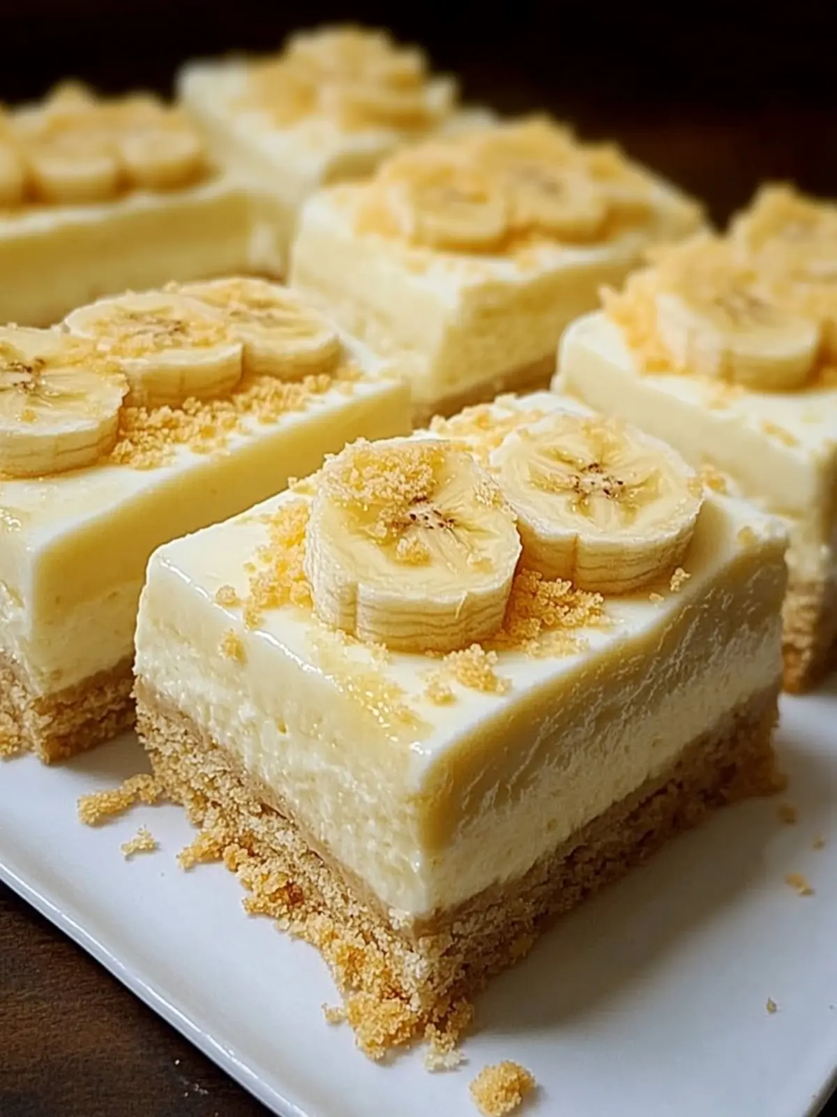 Irresistible Banana Pudding Cheesecake Bars You Need to Try 2 Banana Pudding Cheesecake Bars