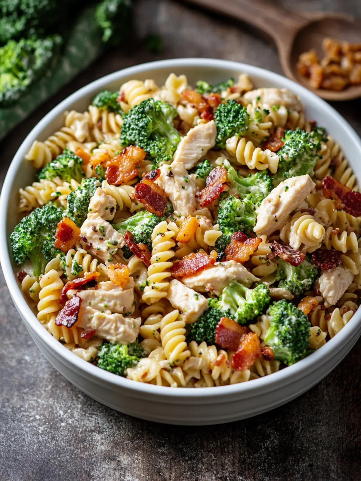 Satisfy Your Cravings with Chicken Bacon Broccoli Pasta Salad 4 Chicken Bacon Broccoli Pasta Salad