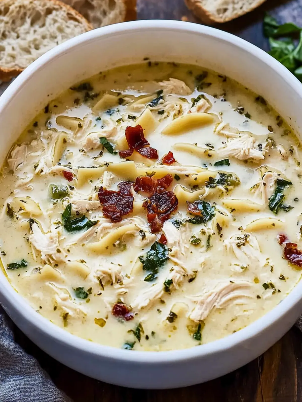 Creamy White Chicken Lasagna Soup You ll Crave All Winter 3 White Chicken Lasagna Soup