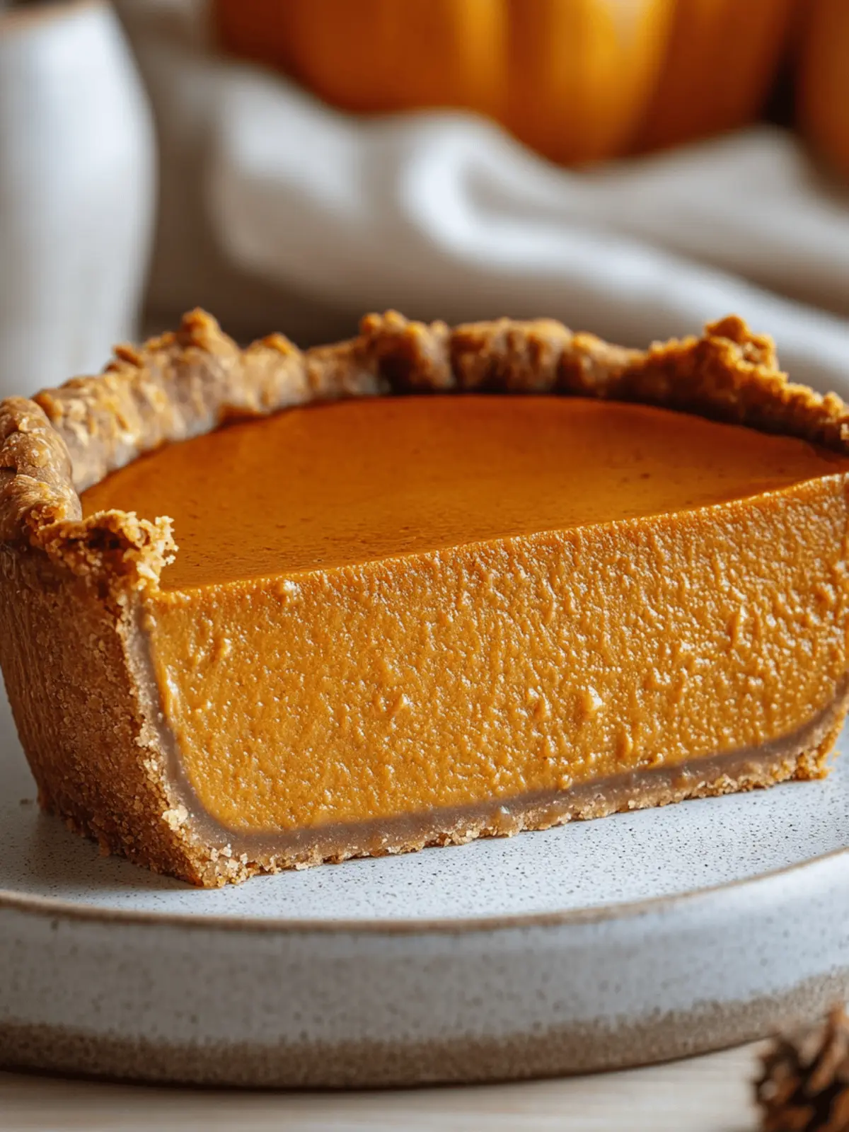 Crustless Pumpkin Pie  