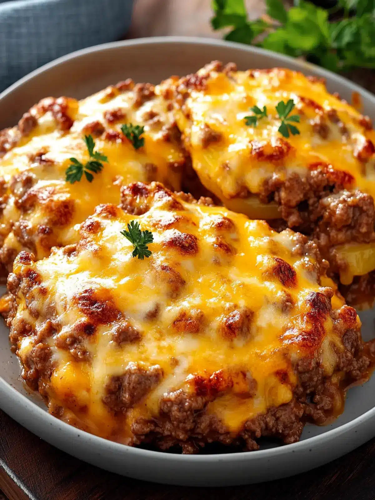 Cheesy Ground Beef and Potato Bake for Cozy Family Nights 3 Cheesy Ground Beef and Potato Bake