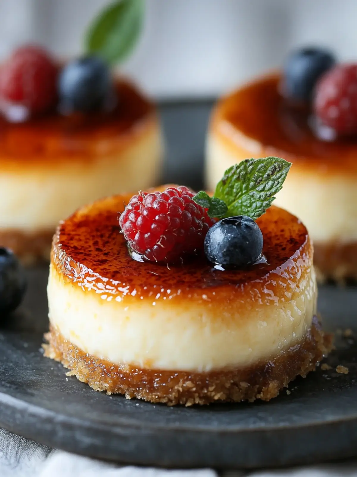 Irresistible Mini Cr me Br »l e Cheesecakes You ll Love 2 Mini Cr me Br »l e Cheesecakes