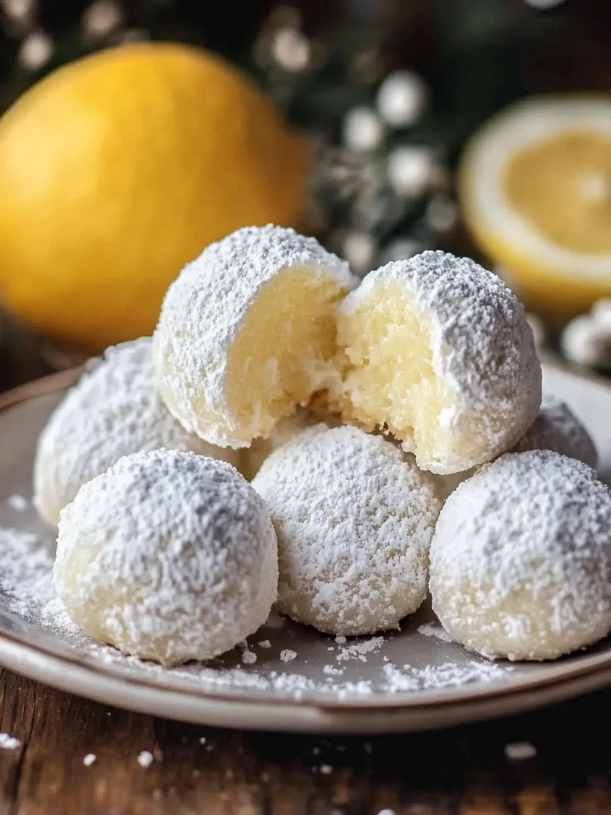 Zesty Lemon Cream Snowball Cookies You Can t Resist 2 Zesty Lemon Cream Snowball Cookies