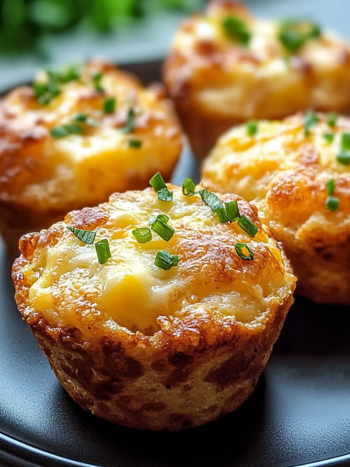 Crispy Golden Cheese & Turkey Breakfast Muffins for Joyful Mornings 4 CRISPY GOLDEN CHEESE & TURKEY BREAKFAST MUFFINS WITH A DELICIOUS DRESSING