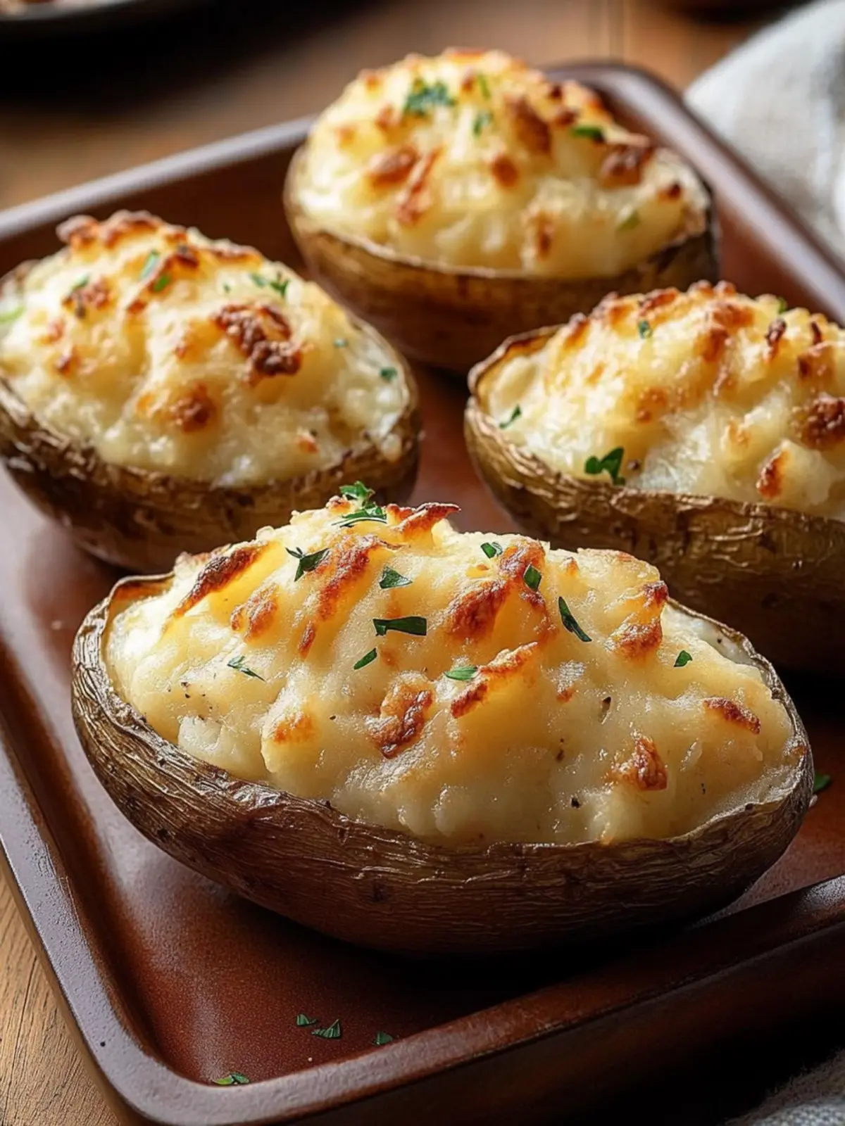 French Onion Stuffed Potatoes