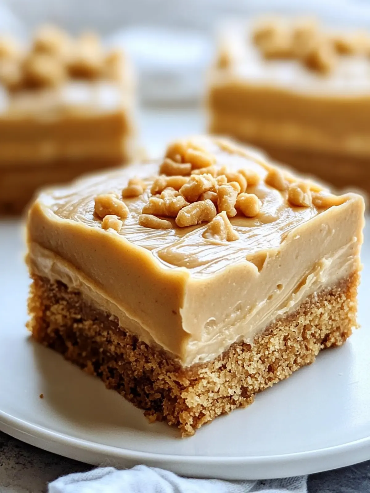 Peanut Butter Lunch Lady Cookie Bars with Creamy Frosting 4 PEANUT BUTTER LUNCH LADY COOKIE BARS WITH PEANUT BUTTER FROSTING
