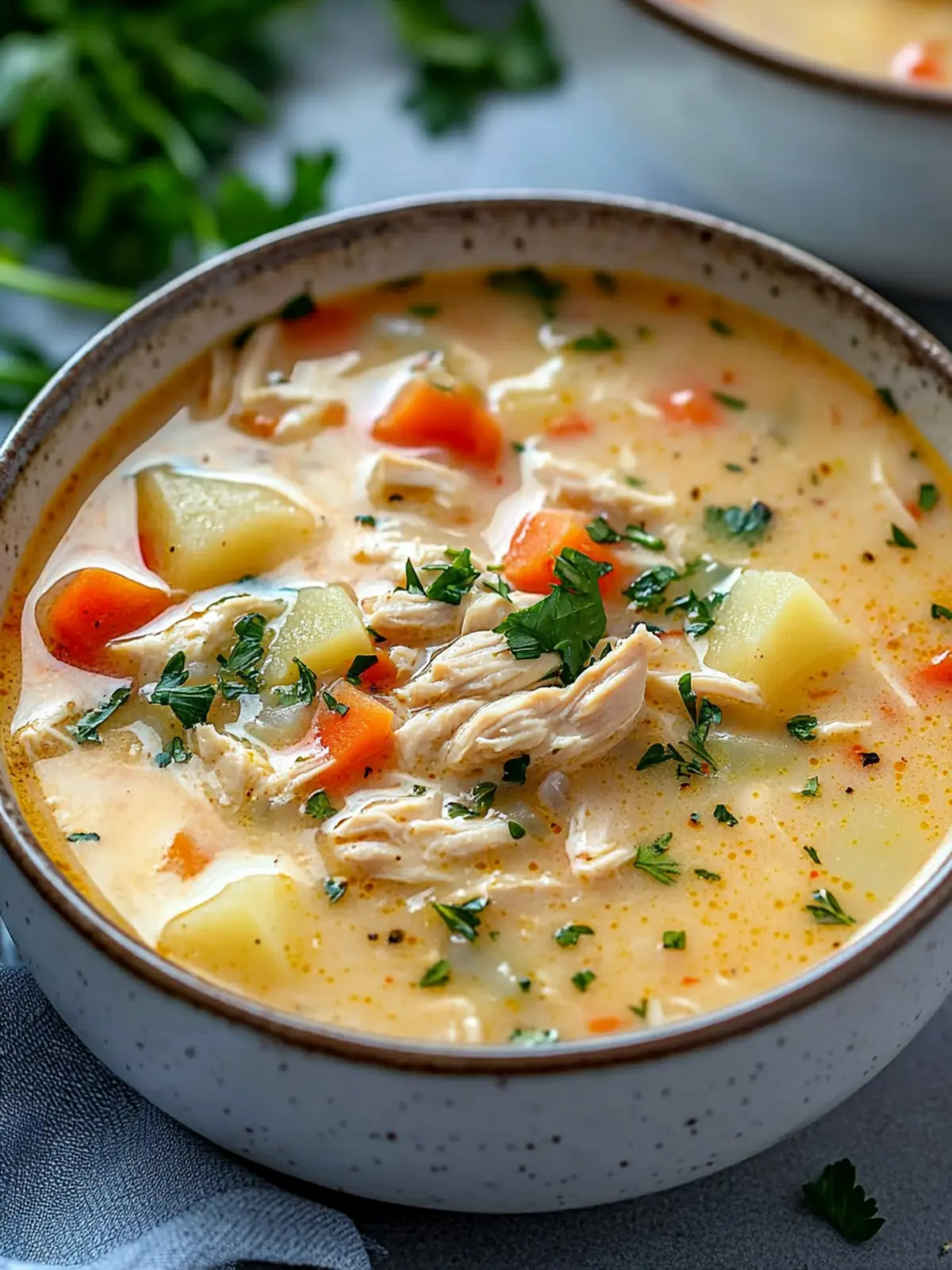 Slow Cooker Crack Chicken Potato Soup