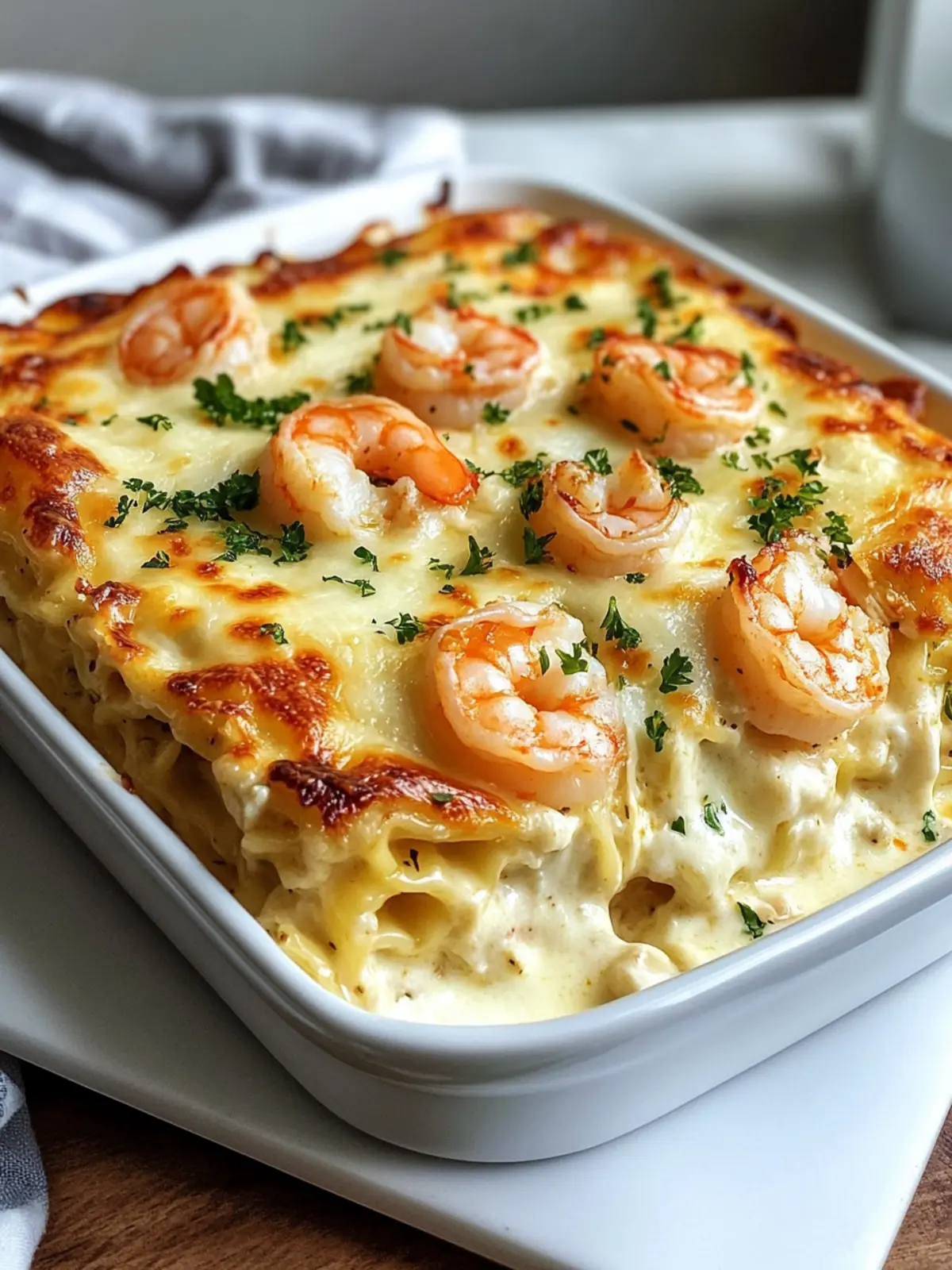 Creamy Shrimp Alfredo Lasagna That Will Impress Everyone 3 Creamy Shrimp Alfredo Lasagna