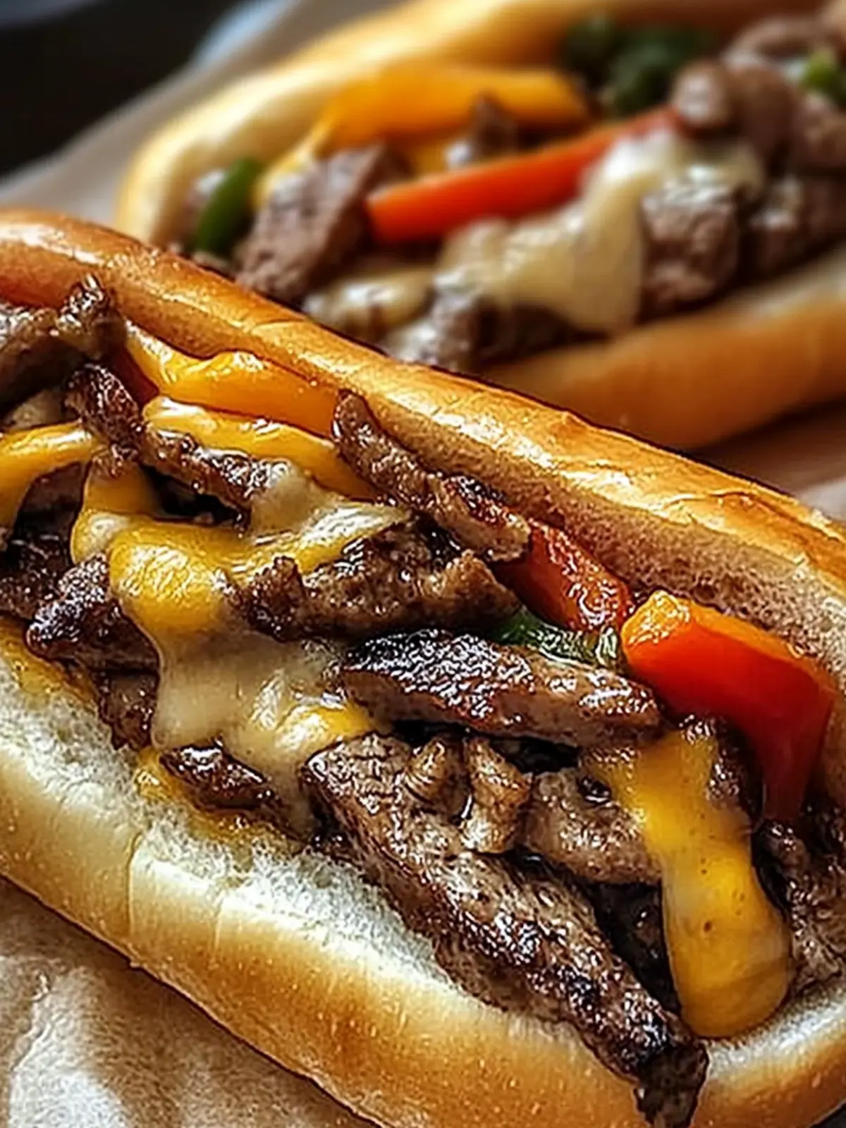 The Ultimate Philly Cheese Steak with Creamy Au Jus Magic 2 The Ultimate Philly Cheese Steak with Creamy Au Jus