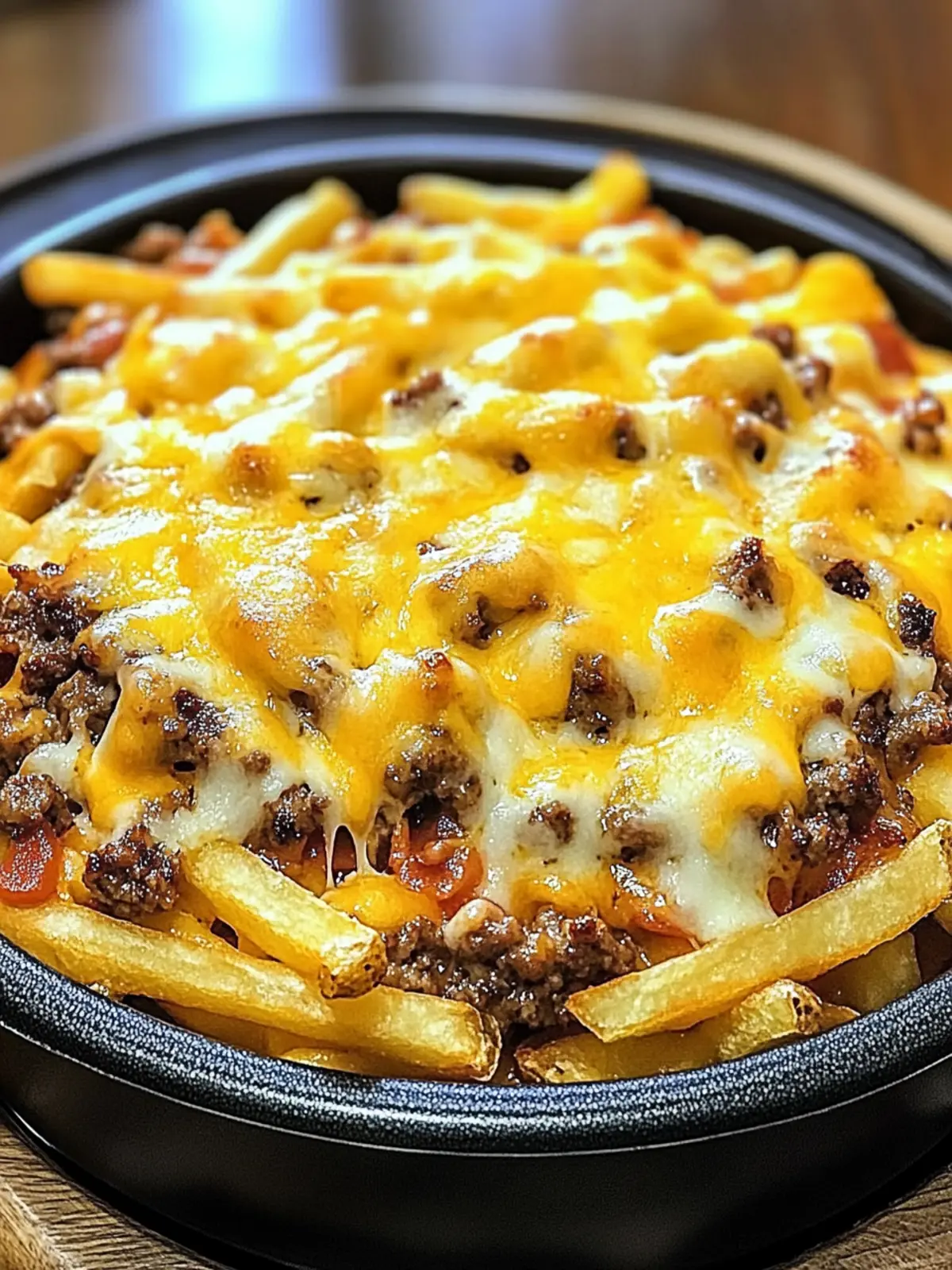 Cheeseburger French Fry Casserole