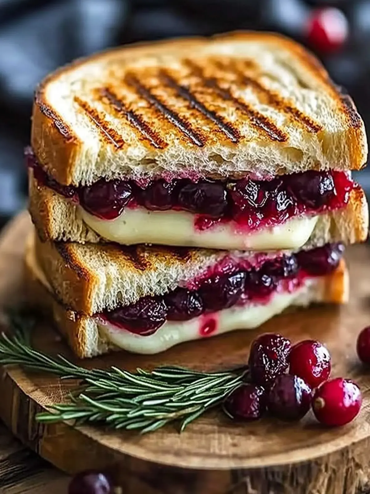 Decadent Cranberry, Brie, and Mozzarella Grilled Sandwich Delight 3 Decadent Cranberry, Brie, and Mozzarella Grilled Sandwich