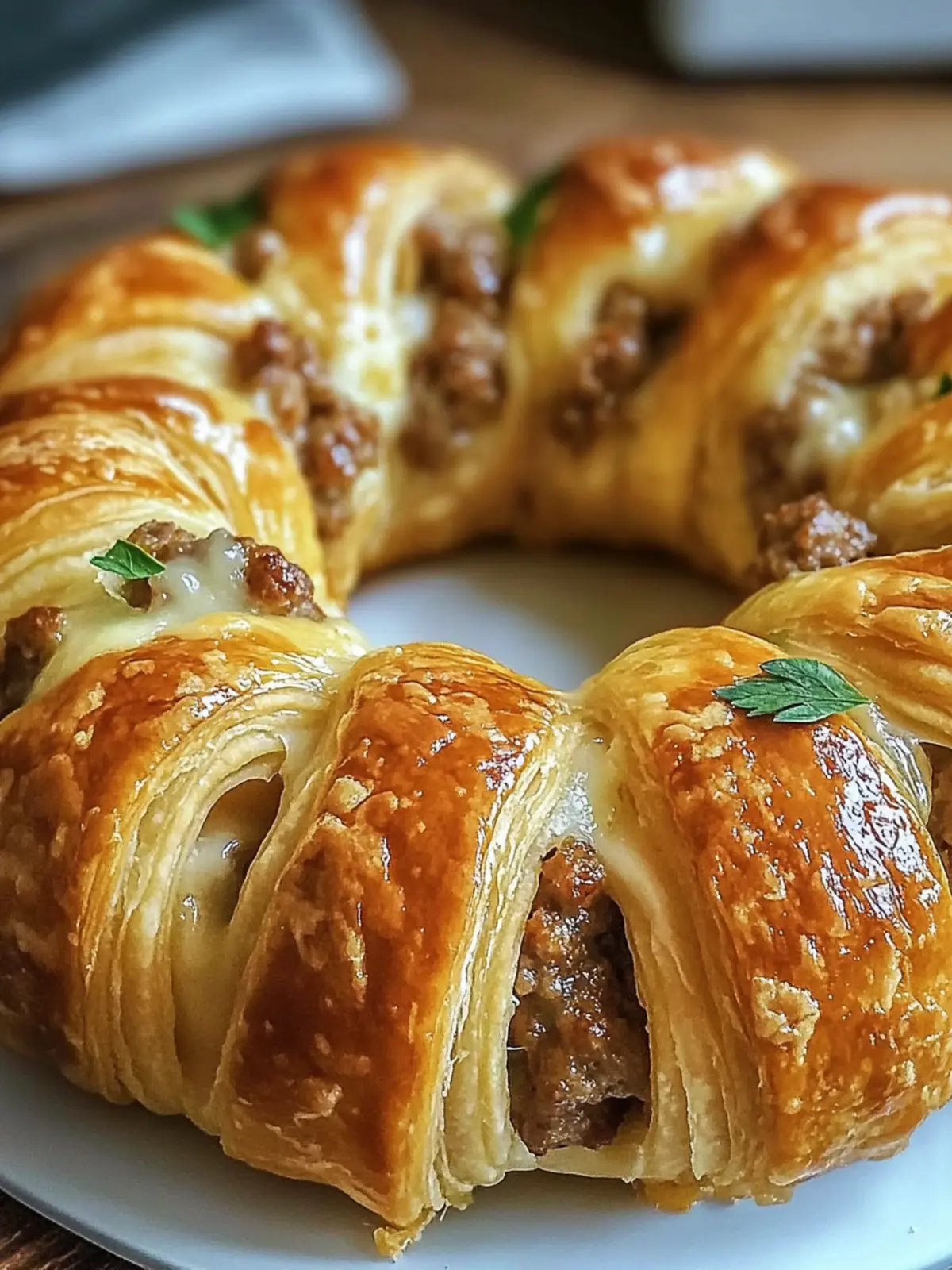 Savor the Comfort of Sausage and Cheese Crescent Ring 2 Sausage and Cheese Crescent Ring