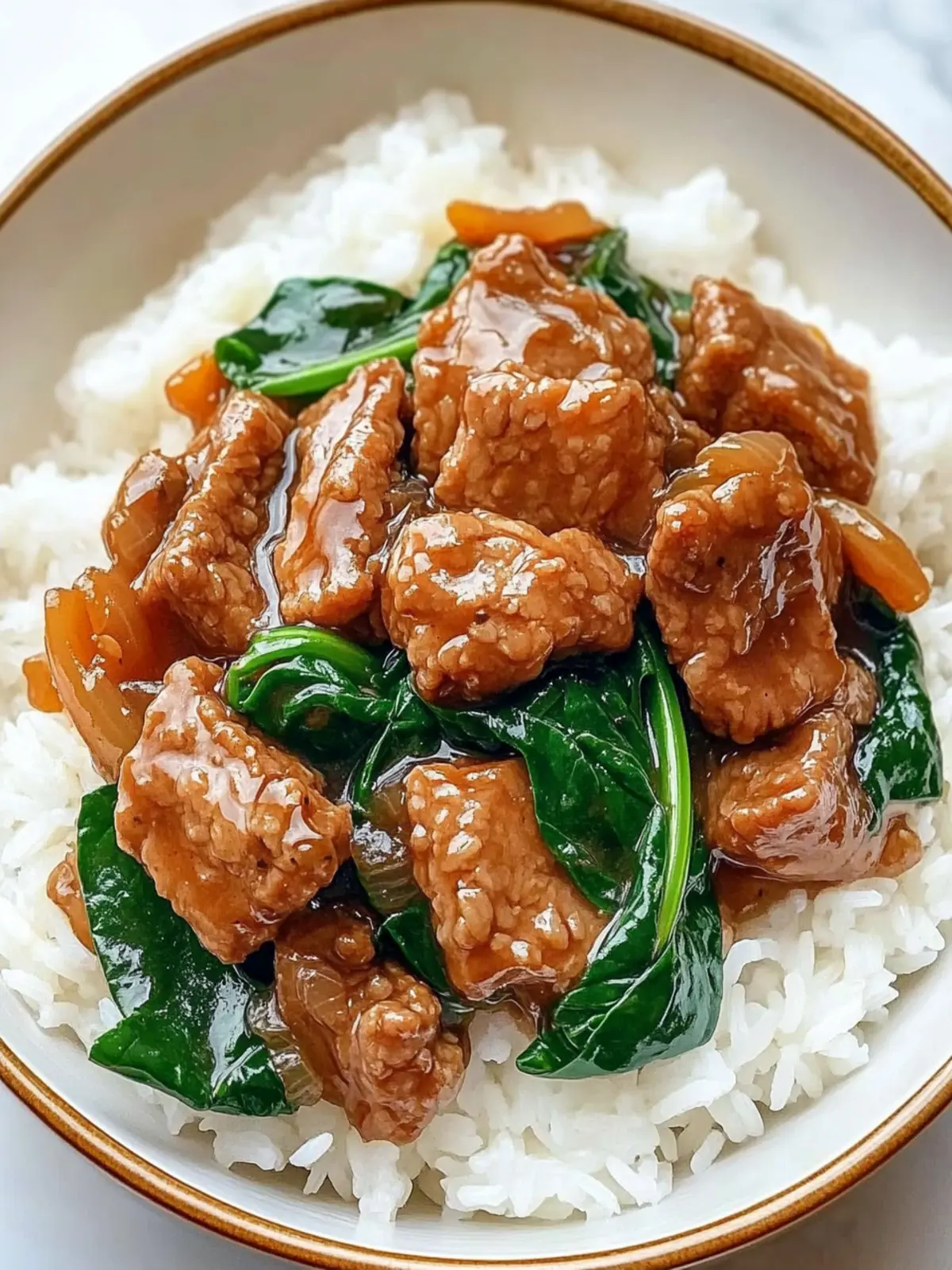 Savory Sweet and Sour Seitan Saut with Spinach and Rice 3 Sweet and Sour Seitan Saut with Spinach and Rice