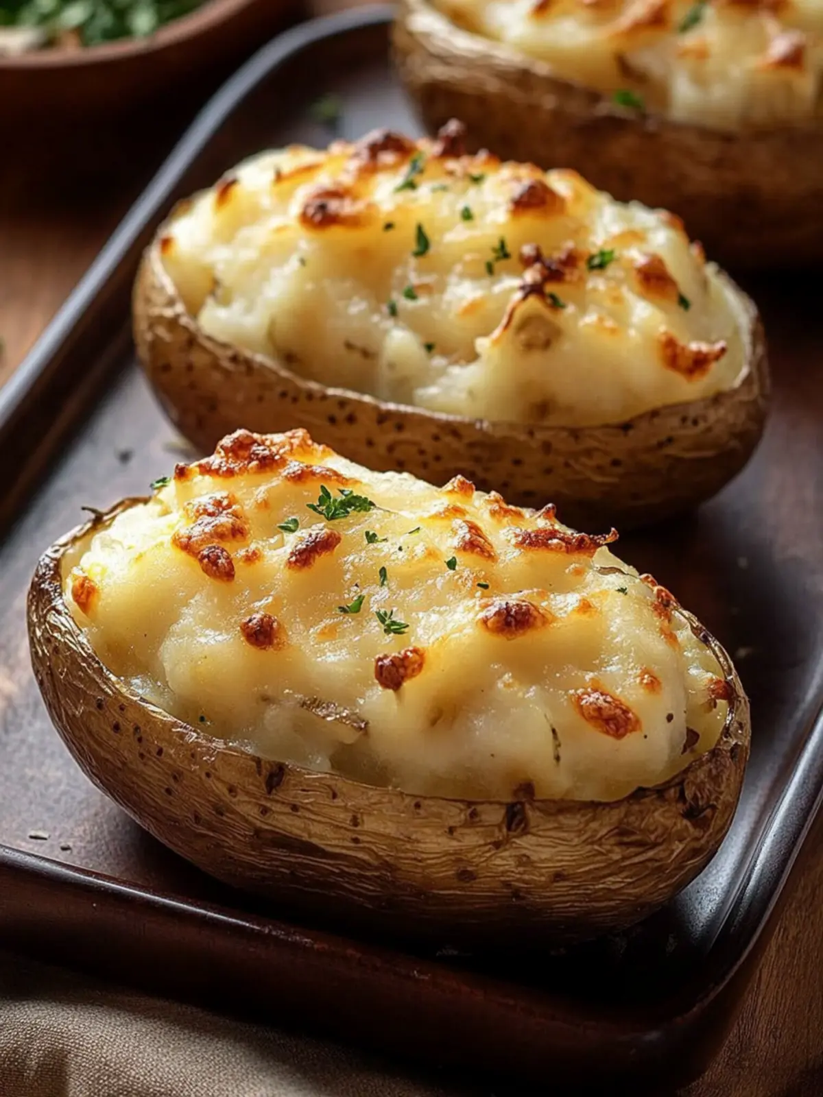 French Onion Stuffed Potatoes