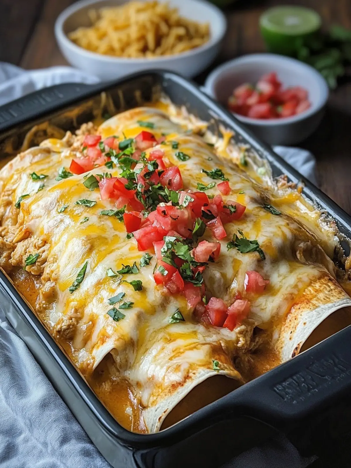 Queso Chicken Enchiladas That'll Spice Up Your Dinner Tonight 4 Queso Chicken Enchiladas