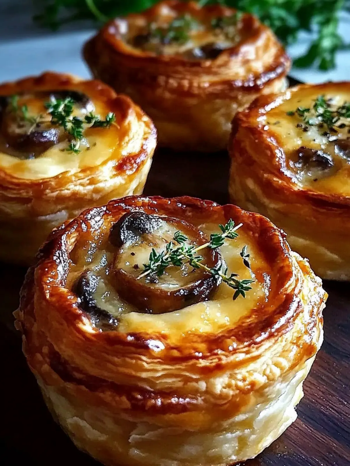 Irresistible Mini Mushroom & Gruy re Pot Pies with Thyme 4 Mini Mushroom & Gruy re Pot Pies with Thyme