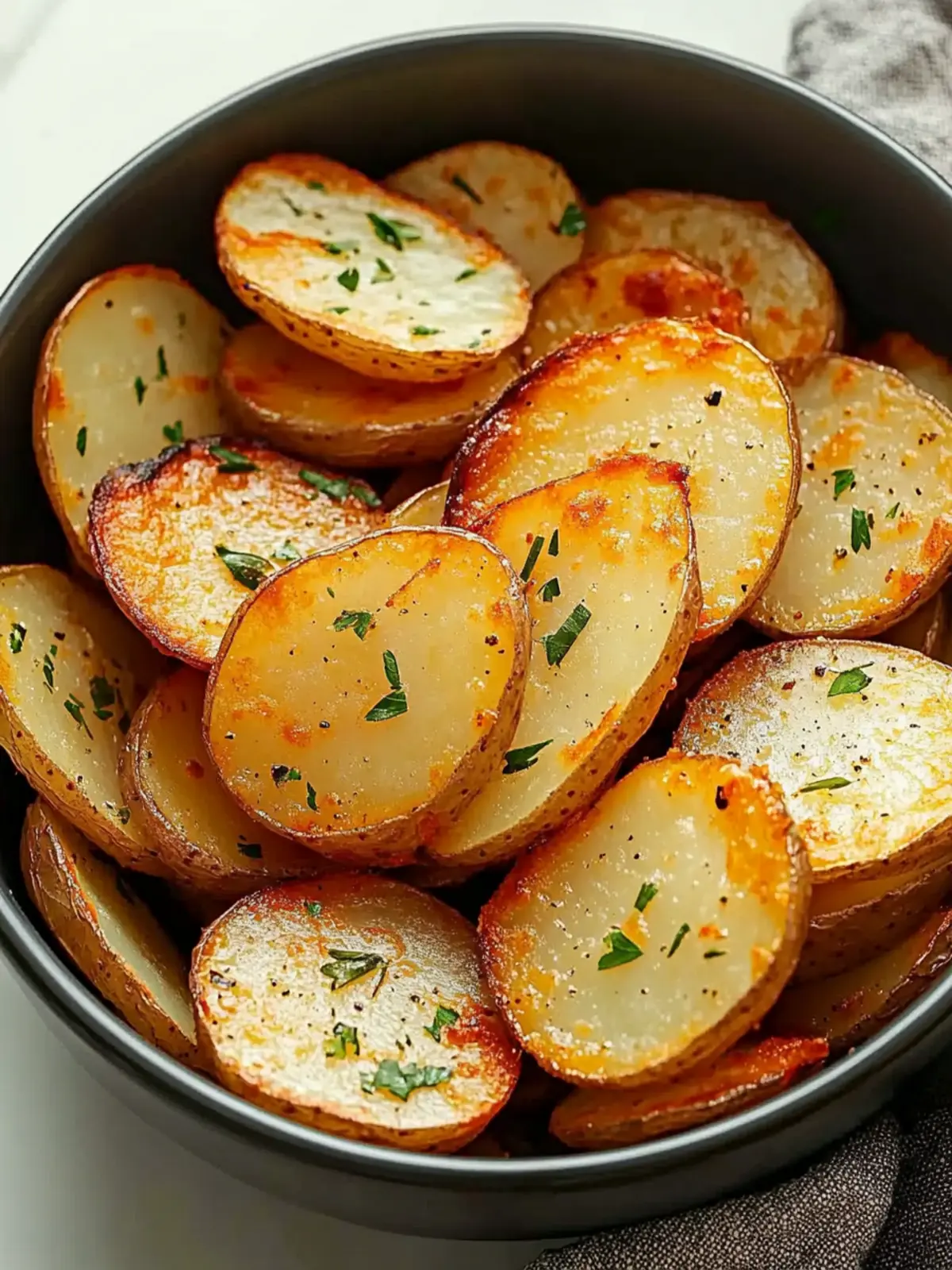Crispy Air Fryer Sliced Potatoes Everyone Will Love 3 Air Fryer Sliced Potatoes