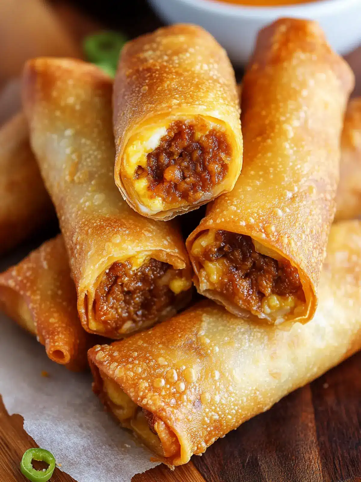 Nacho Egg Rolls