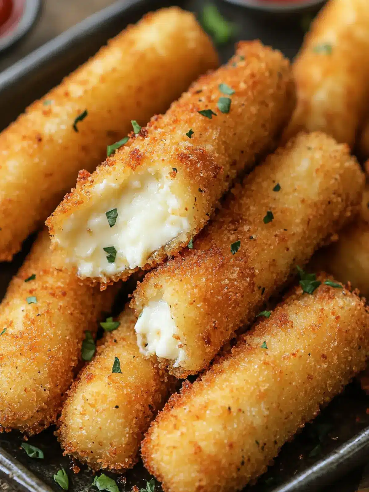 Crispy Air Fryer Mozzarella Sticks Recipe for Ultimate Snacking 3 Air Fryer Mozzarella Sticks Recipe