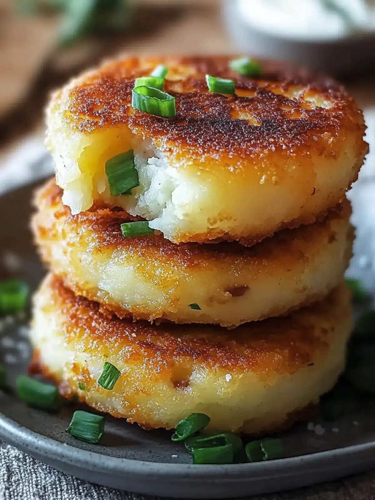 Quick & Easy Stuffed Potato Cakes