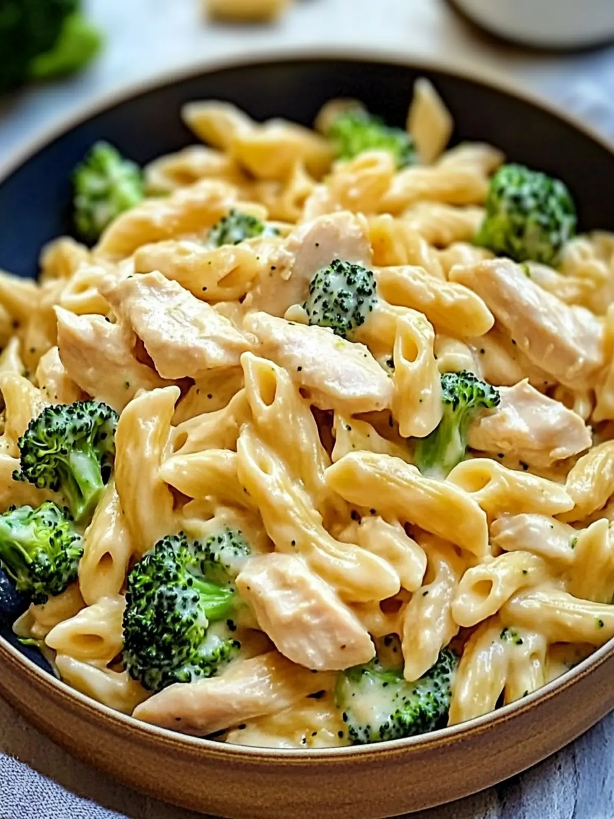 Creamy Chicken & Broccoli Pasta in One Pot
