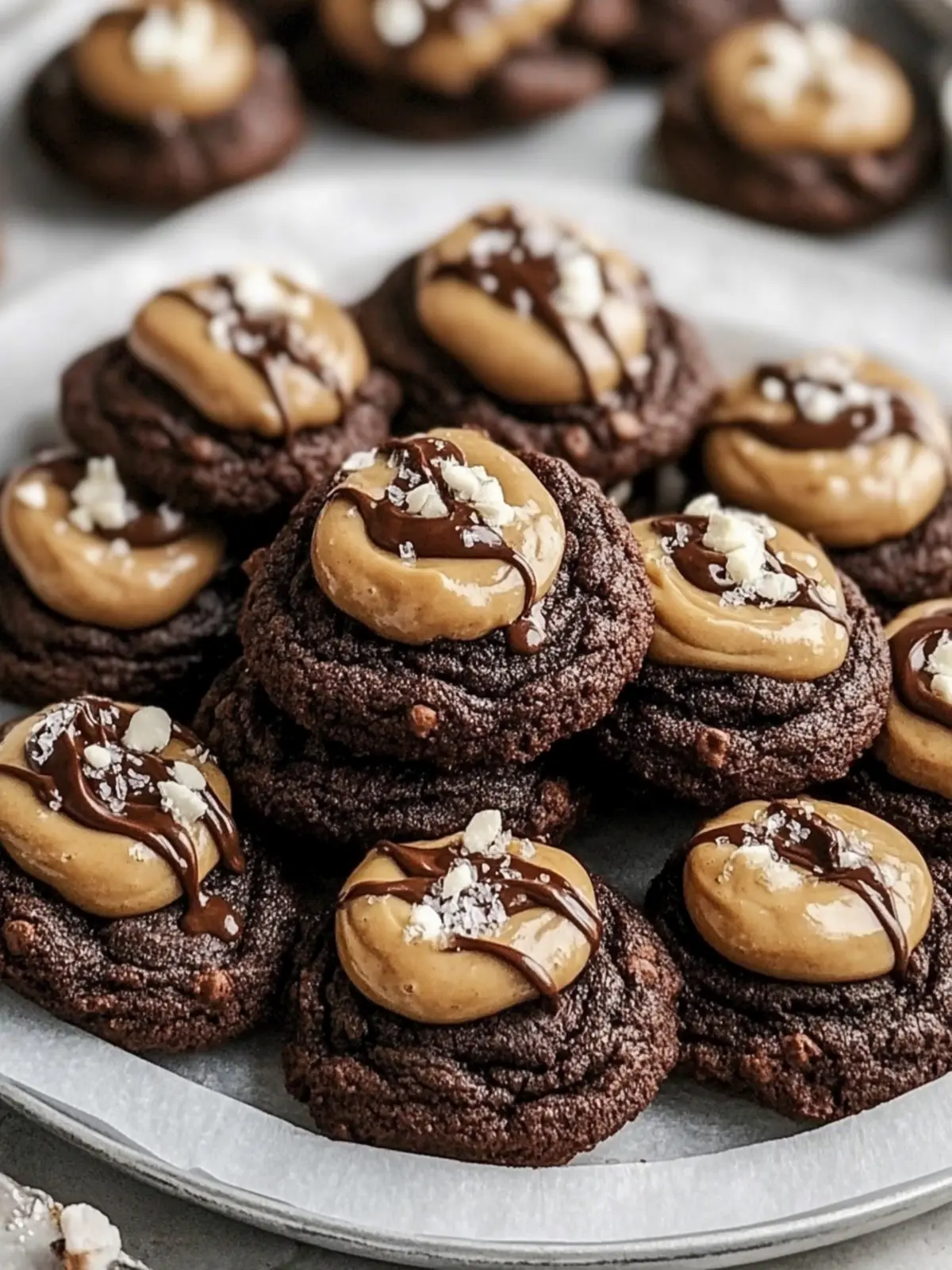 Buckeye Brownie Cookies
