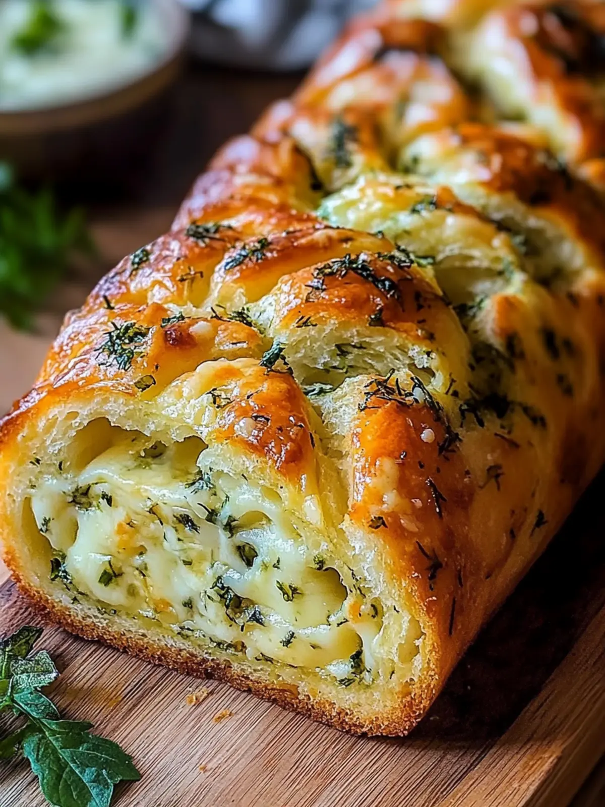 Swirled Garlic Herb and Cheese Bread for Cozy Nights 2 Swirled Garlic Herb And Cheese Bread