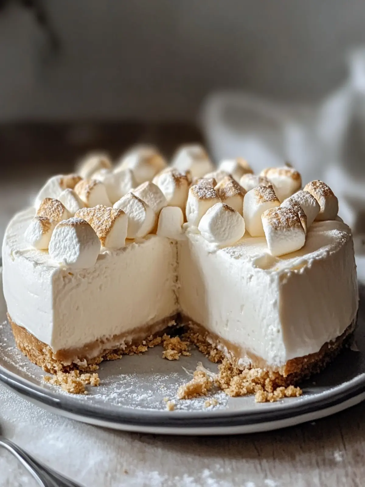 Decadent Marshmallow Cheesecake That s Impossible to Resist 3 Marshmallow Cheesecake