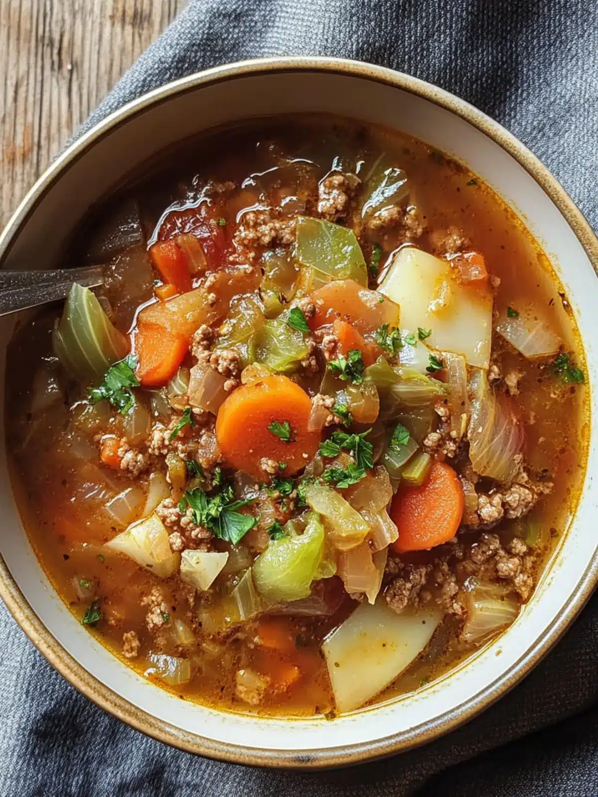 Hearty Cabbage Soup with Ground Beef for Cozy Nights 3 Cabbage Soup with Ground Beef
