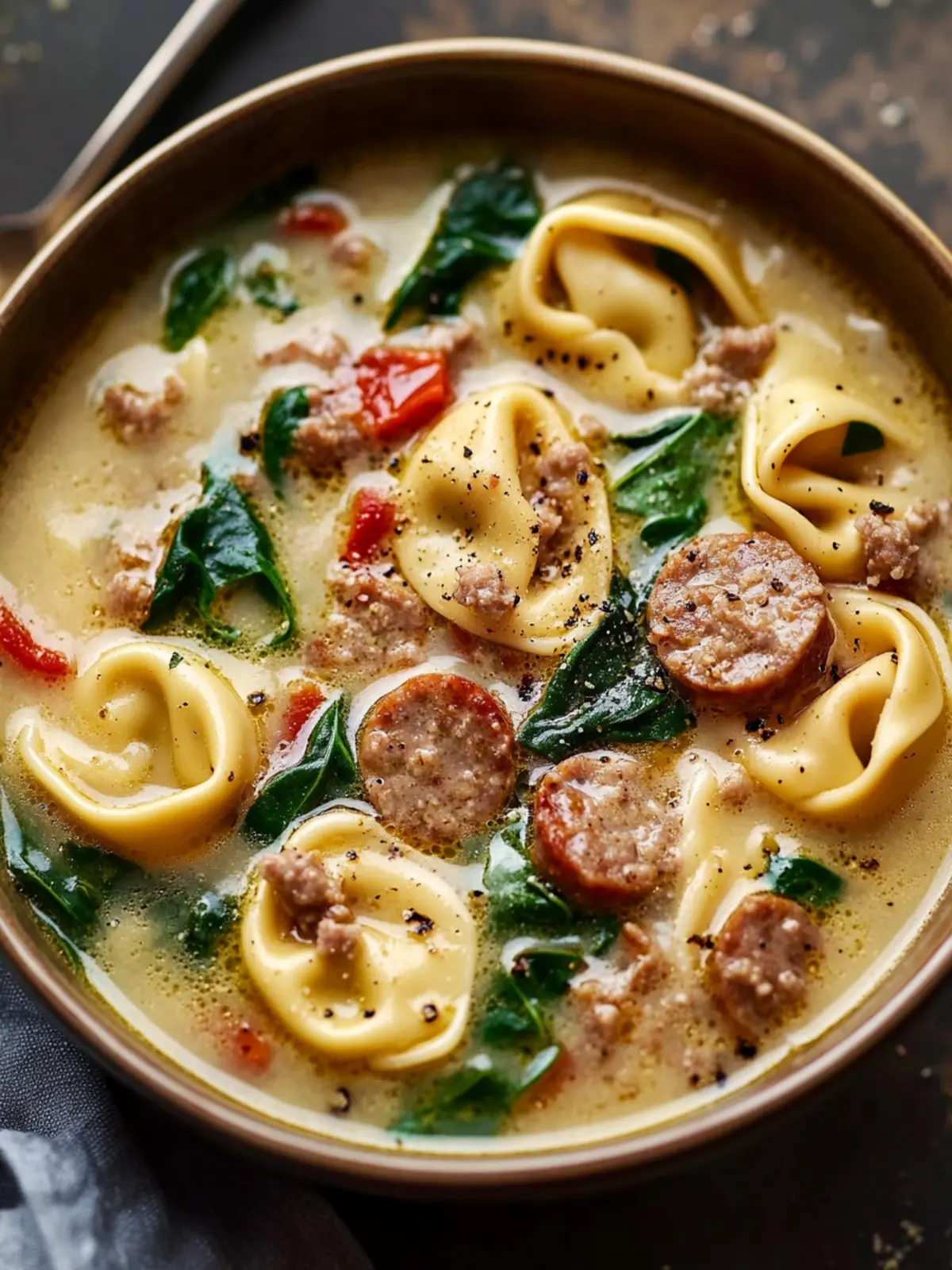 Creamy Sausage Tortellini Soup for Cozy Nights In 3 Creamy Sausage Tortellini Soup