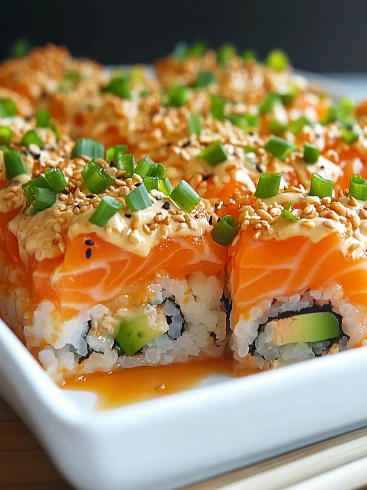 Mouthwatering Salmon Sushi Bake: Easy Family Comfort Food 3 Salmon Sushi Bake
