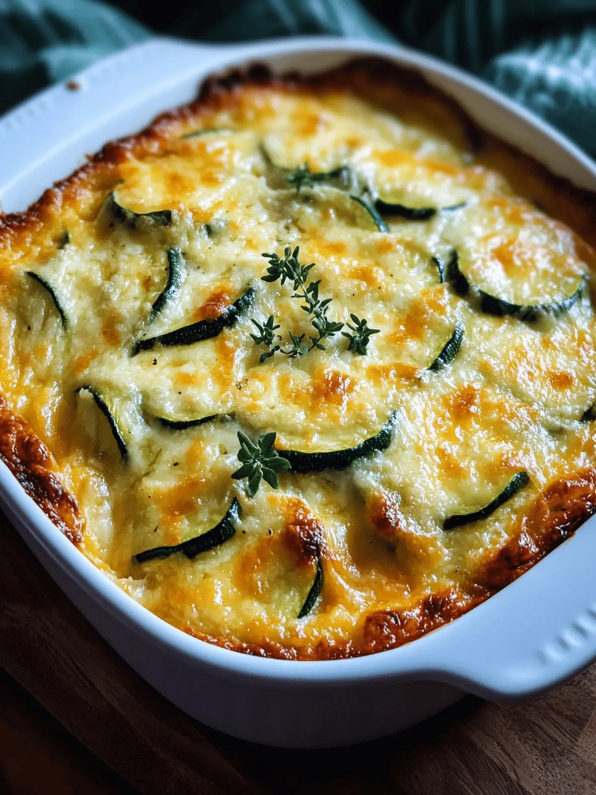Easy Cheesy Zucchini Bake